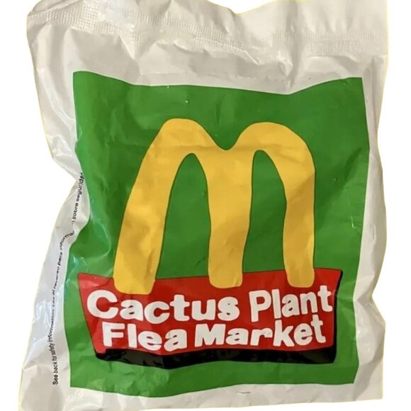 McDonalds Cactus Plant Flea Market Adult Happy Meal GRIMACE Toy SEALED 2022 - Picture 2 of 3